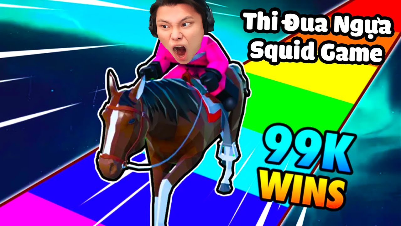 [ROBLOX] JAYGRAY HÀNH TRÌNH ĐUA NGỰA TOP 1 TRÒ CHƠI CON MỰC🌈SQUID GAME NHƯNG ĐÂY LÀ ĐUA NGỰA CỰC HÀI