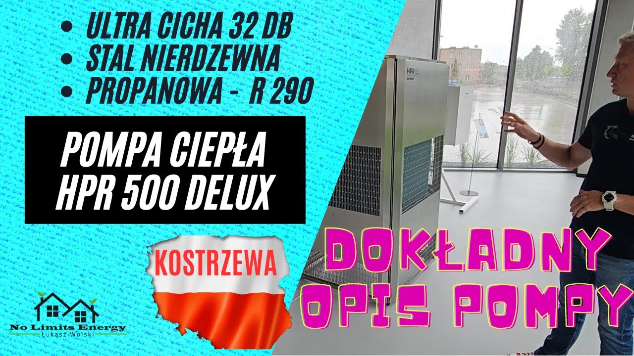 🔇Ultra-Cicha 🏆, Polska Pompa Ciepła HPR 500 Delux Kostrzewa Propanowa. Odkryj Przyszłość Ogrzewania