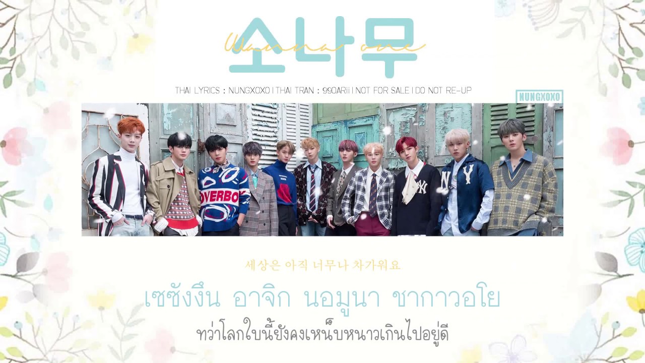 [Thaisub] Wanna One (워너원) - 소나무 (PINE TREE) | Nungxoxo