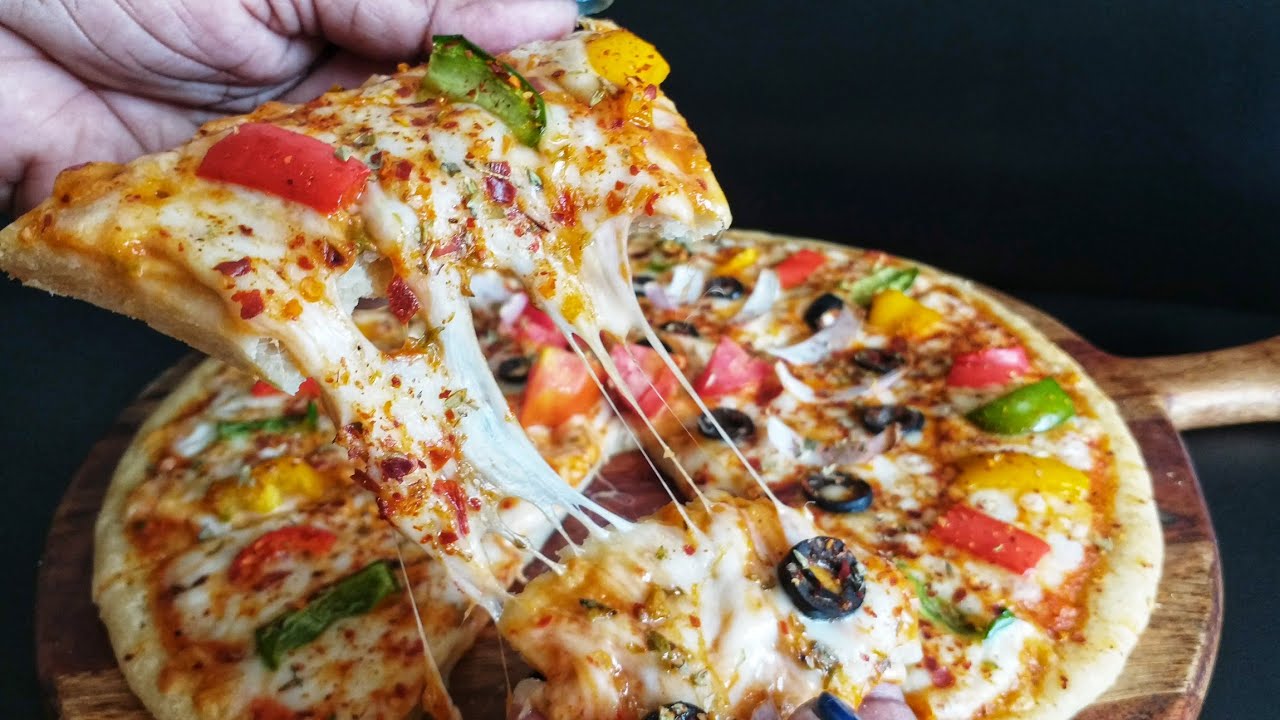 Farmhouse Pizza 😋🍕❤👌| How to make Domino's style Farmhouse Pizza |  Farmhouse Pizza without yeast