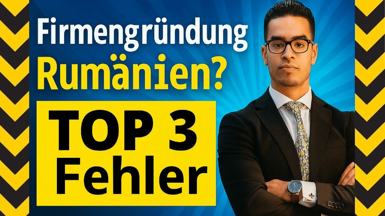 Firmengründung Rumänien? TOP 3 Fehler 2026!