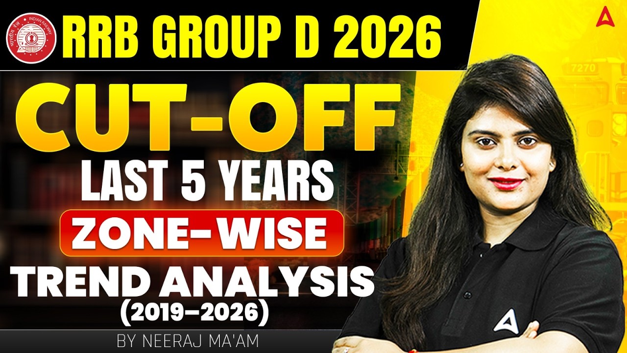 RRB Group D Cut Off 2026 | RRB Group D Zone Wise Cut Off Last 5 Years | Group D Cut Off 2026