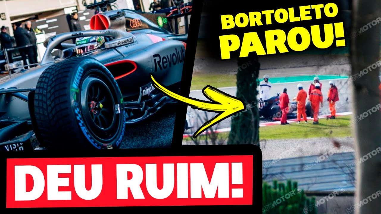 🚨AUDI DE BORTOLETO DÁ PROBLEMA E PARA NA PISTA! COLAPINTO TAMBÉM PARA | FÓRMULA 1 | GPEMCASA+