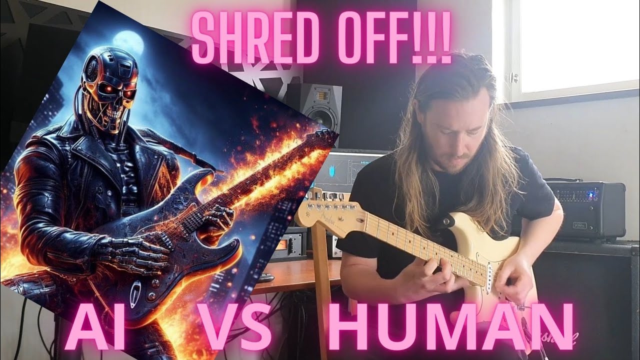 SHRED OFF!!! AI vs HUMAN - Guitar Battle!