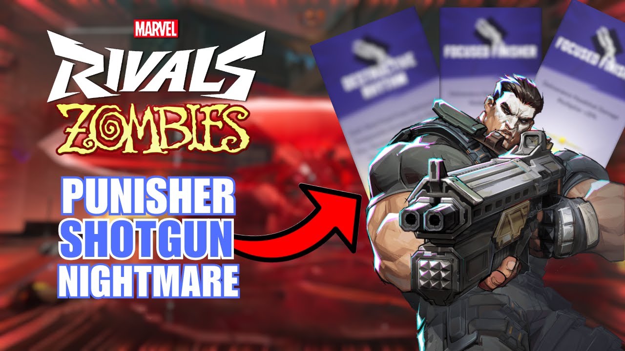 Punisher Shotgun Build In Nightmare Melts Bosses?! | Marvel Rivals Zombies