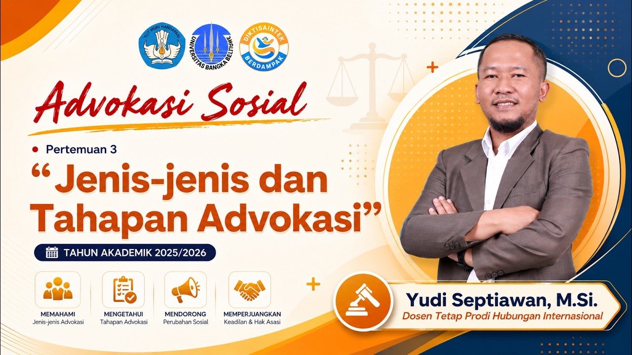 Pertemuan 3 - Jenis-jenis dan Tahapan Advokasi Sosial