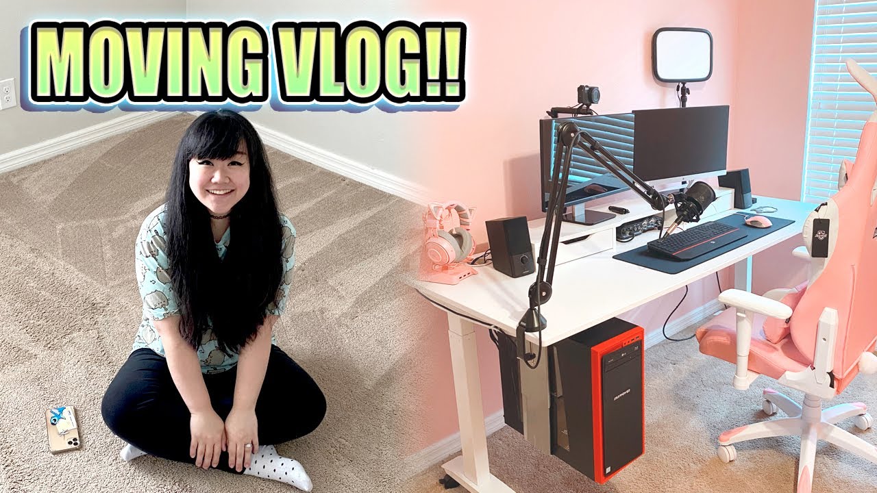 Getting my PINK ROOM! - Moving Vlog