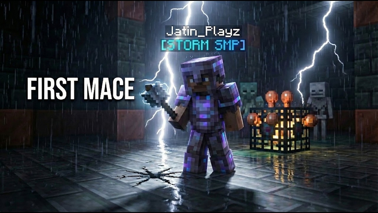 Getting My First Mace In This Minecraft SMP #minecraft #minecraftsmp #minecraftshorts