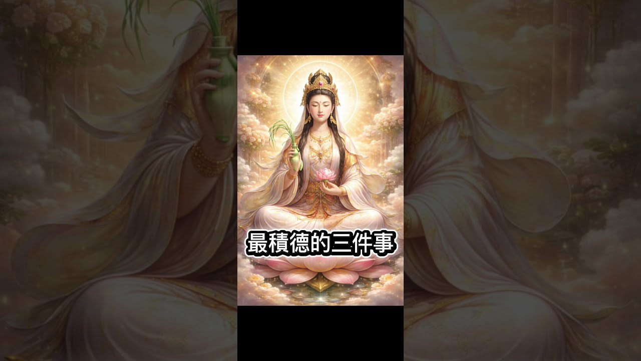 最積德的三件事#正能量 #情感 #熱門 #積德行善 #菩薩 