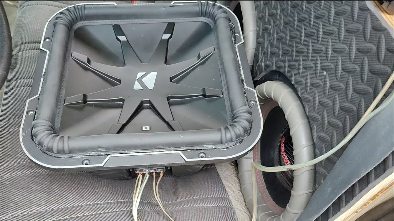 👀🔊 kicker L7Q 15" sub fixing & rebuild / recone 🔊💪🔊💪🔊