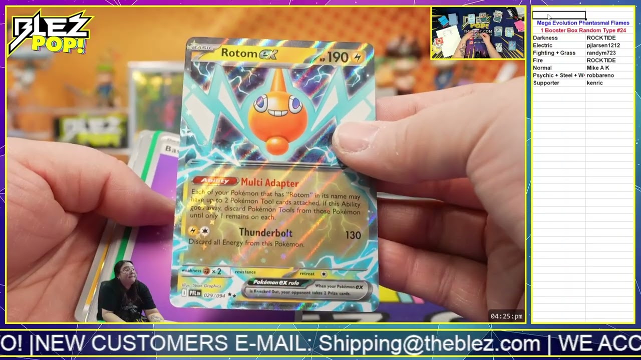 Pokemon ME Phantasmal Flames 1 Box Random Type #34