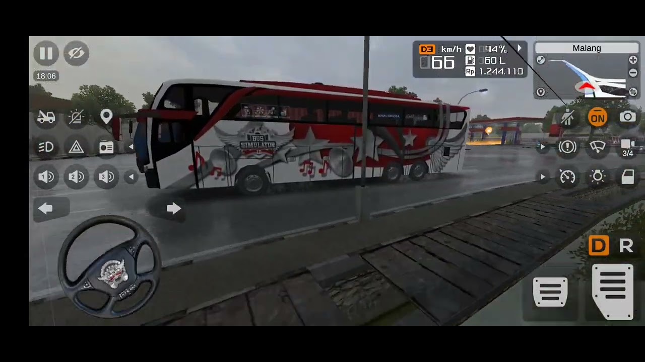 Bus Simulator Indonesia –  Bus Mod Full Route Gameplay 😱 ! 2026 