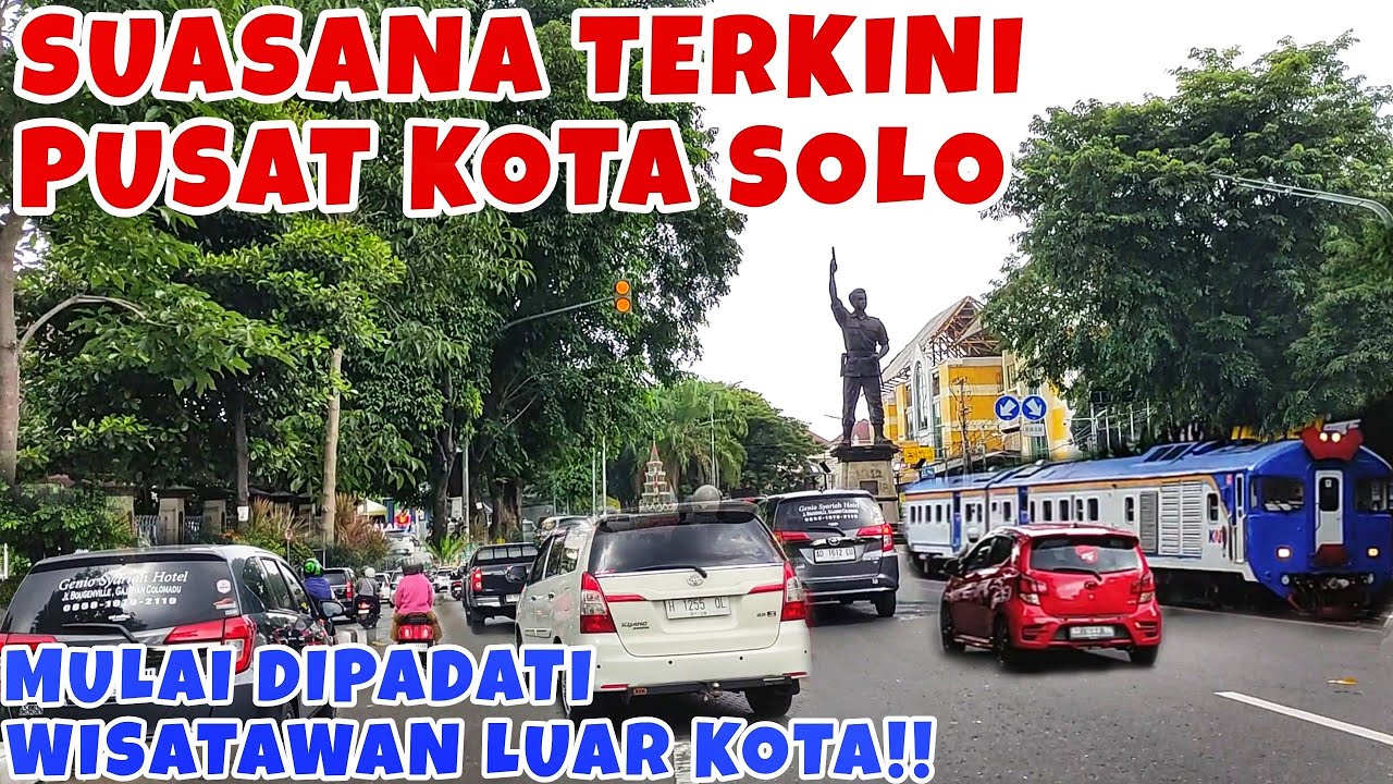 🔴MAKIN PADAT‼️Kondisi Terkini Pusat Kota Solo Saat Libur Nataru