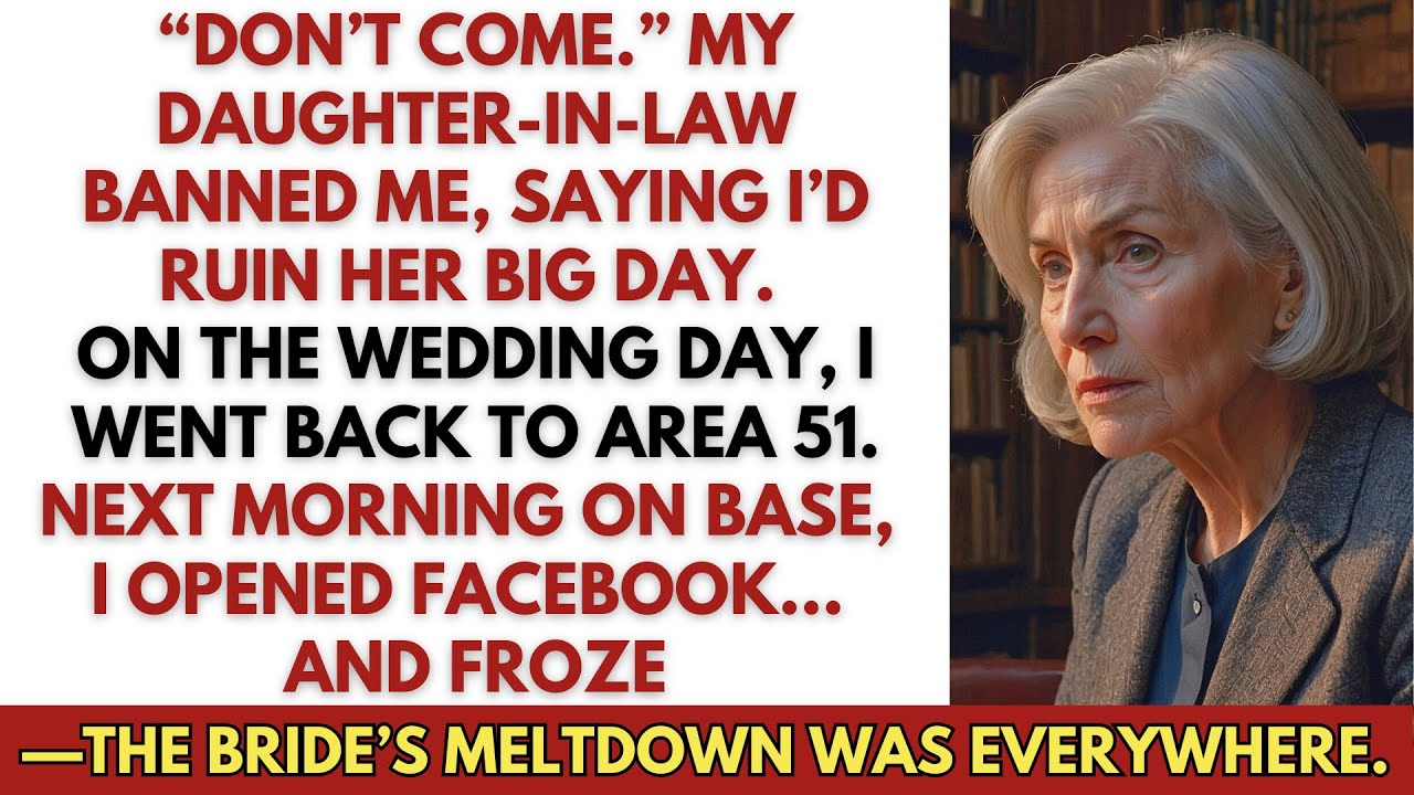 My daughter-in-law banned me from my son’s wedding—then her meltdown went viral.