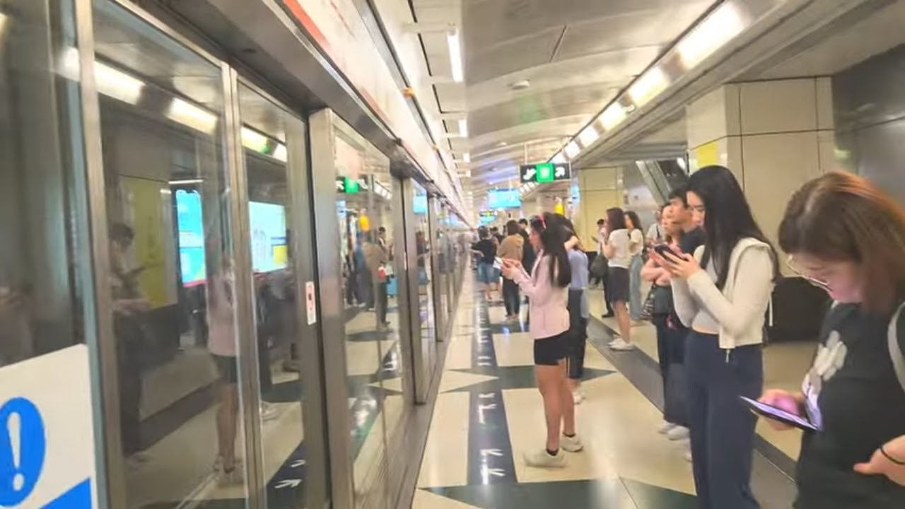 [4K30] Ride on MTR KHI-Kinki Sharyo SP1900 EMU on Tuen Ma Line from East Tsim Sha Tsui to Hung Hom
