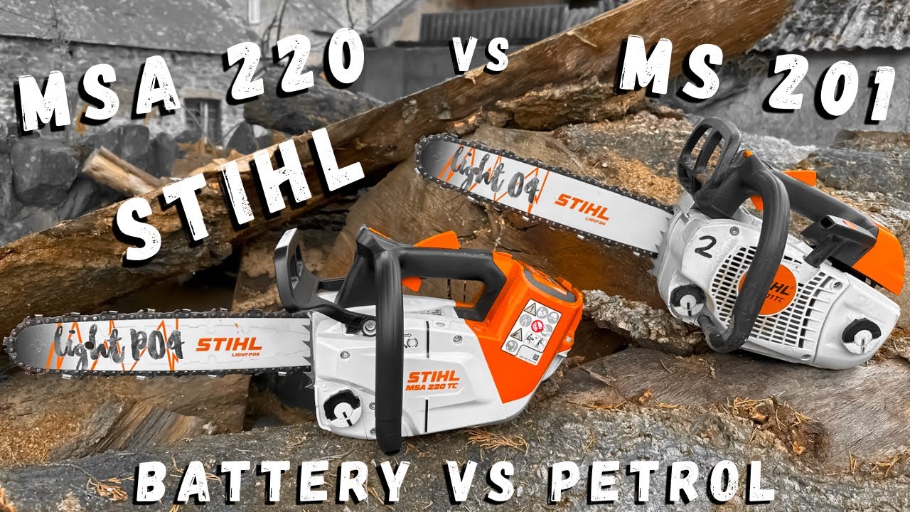 This Will Surprise You! STIHL MS201T vs MSA220T Top Handle Chainsaws
