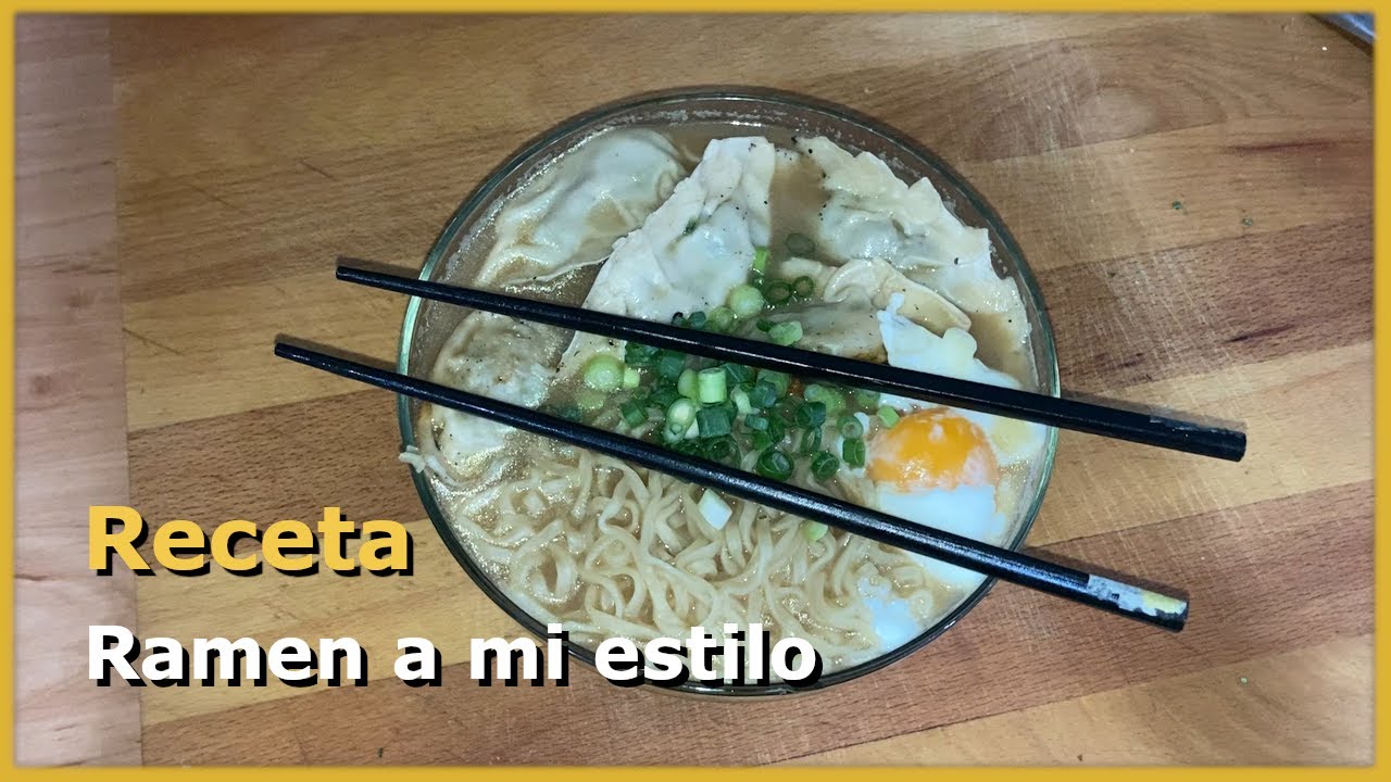 Sopa Japonesa, el llamado Ramen (receta facil)