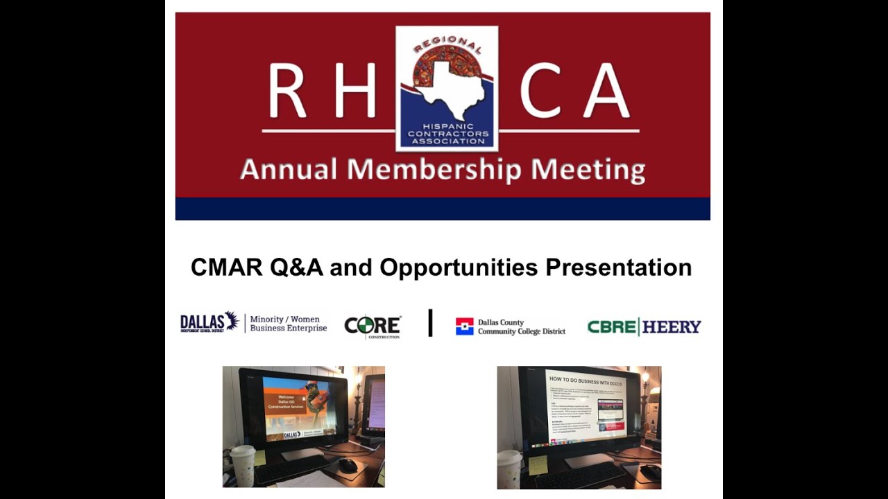CMAR Q&A and Opportunities Presentation: March 27, 2020