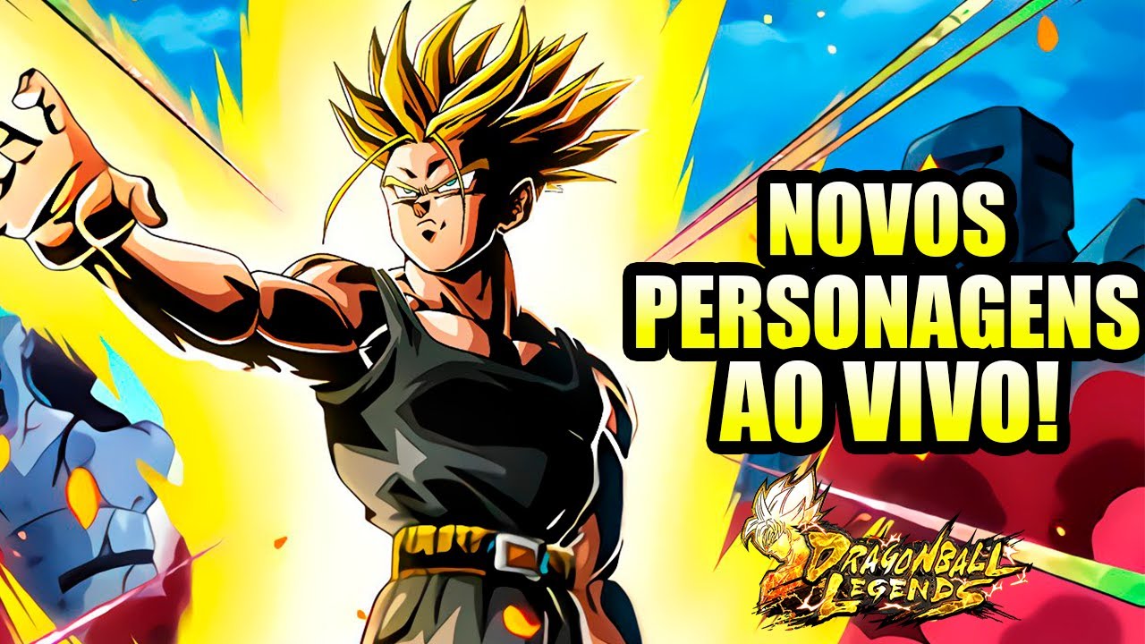 🚨REAGINDO NOVO TRUNKS AO VIVO COM @timenest1  (Dragon Ball Legends)🚨