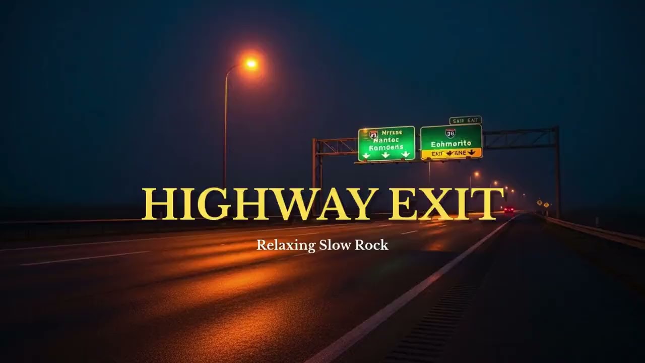 End of the Road Vibes – Relaxing Rock for Lonely Highway Nights