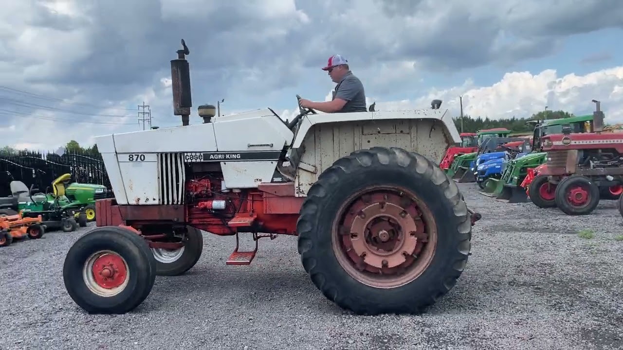 CASE 870 AGRI KING TRACTOR