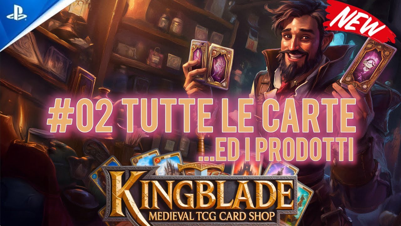 🃏Kingblade: Medieval TCG Card Shop 🔮 - Tutte le carte ed i prodotti - Ep.2 - PS5 Ita Gameplay