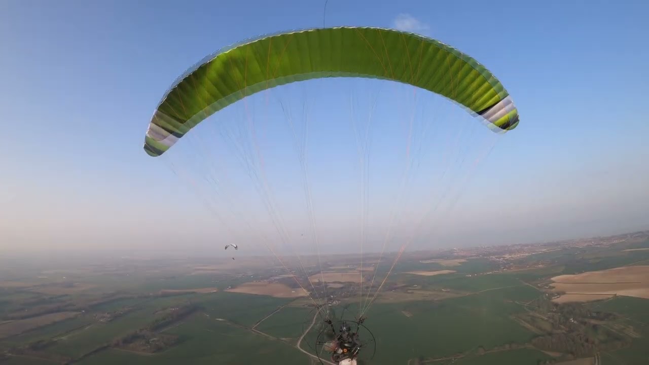 PAP Tinox Vittorazi Moster 185 Paramotor, ITV Daytona 23m Wing 4K