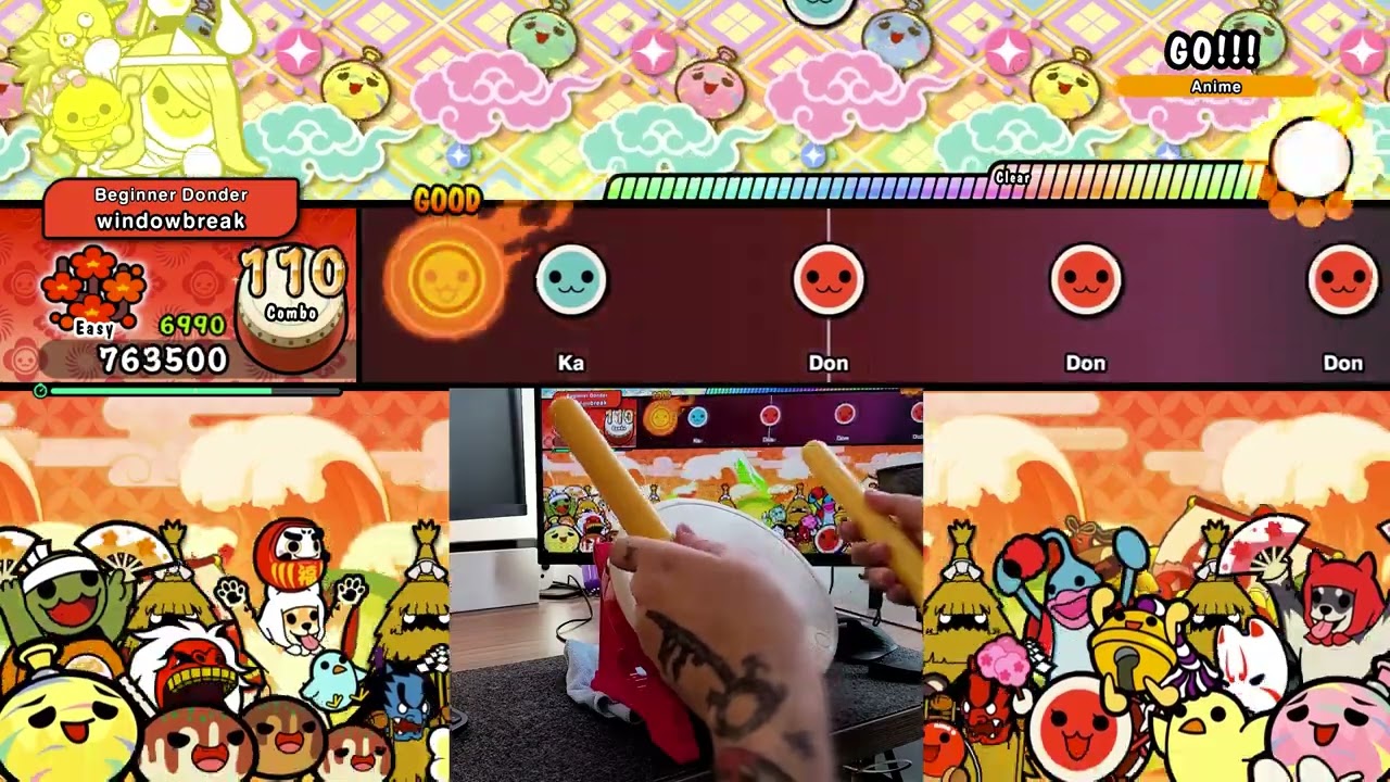 Go!!! [easy 4⭐] &bull; Taiko no Tatsujin: The Drum Master &bull; PC & Xbox