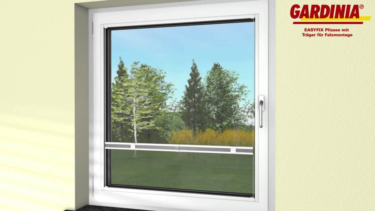 GARDINIA EASYFIX Plissee - Glasfalzmontage