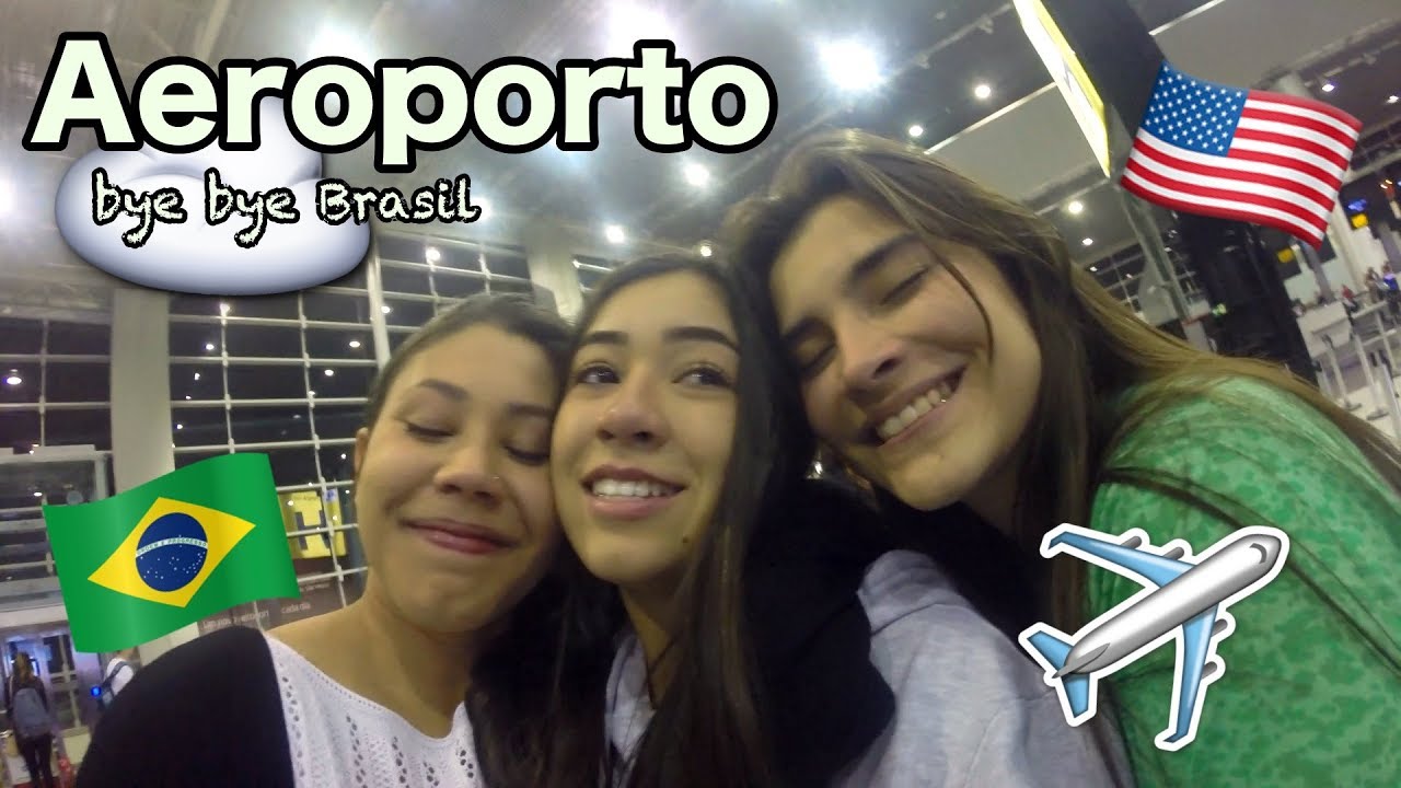 #2 AEROPORTO - Bye bye Brasil, Meu voo foi cancelado de novo! | Diário de Intercâmbio EUA