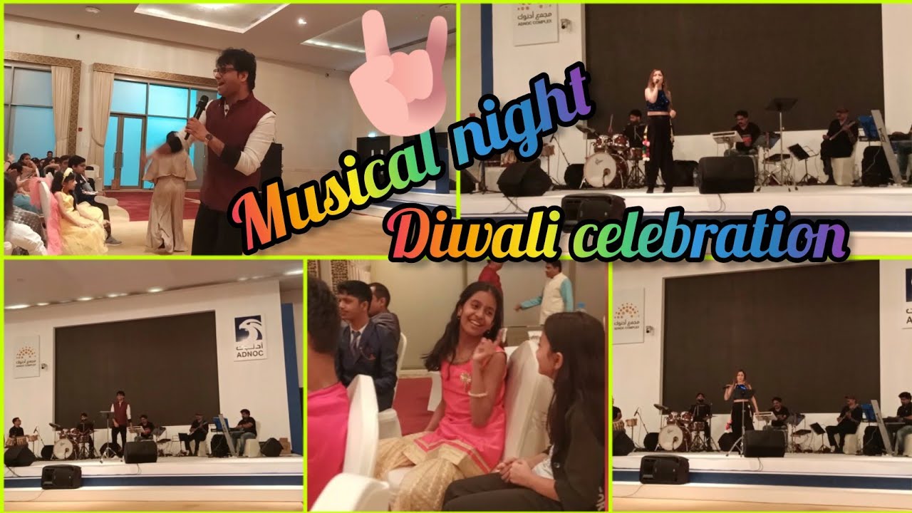 Musical Night Diwali celebration|| Rockon band UAE Diwali Musical night #musicalnight #diwalivibes