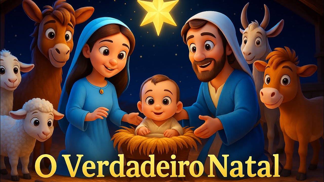 O nascimento de Jesus: O verdadeiro Natal | Vídeo infantil educativo animado