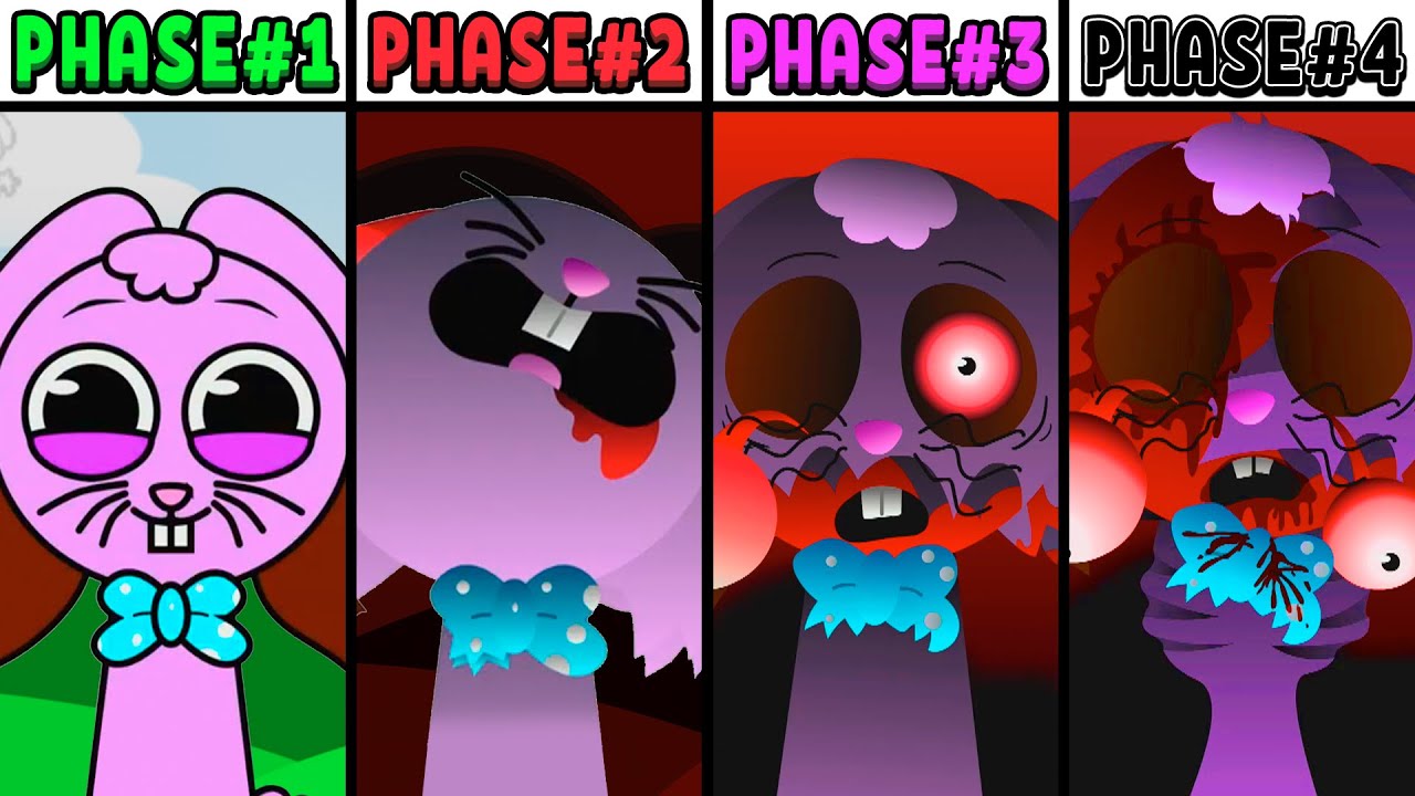 All Phases in New Incredibox Sprunki 3 of Ester: From Phase 1 to Phase 4