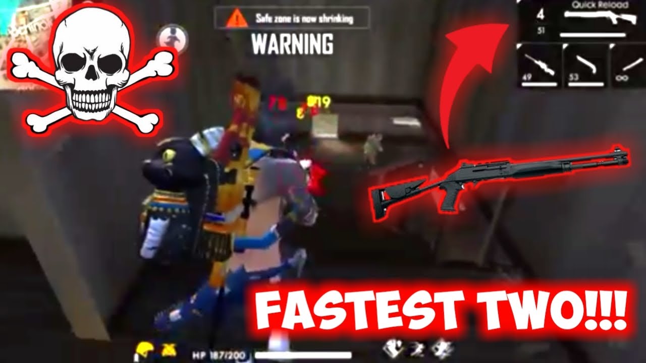 Top global gocek + Top global shotgun Garena free fire - Indonesia