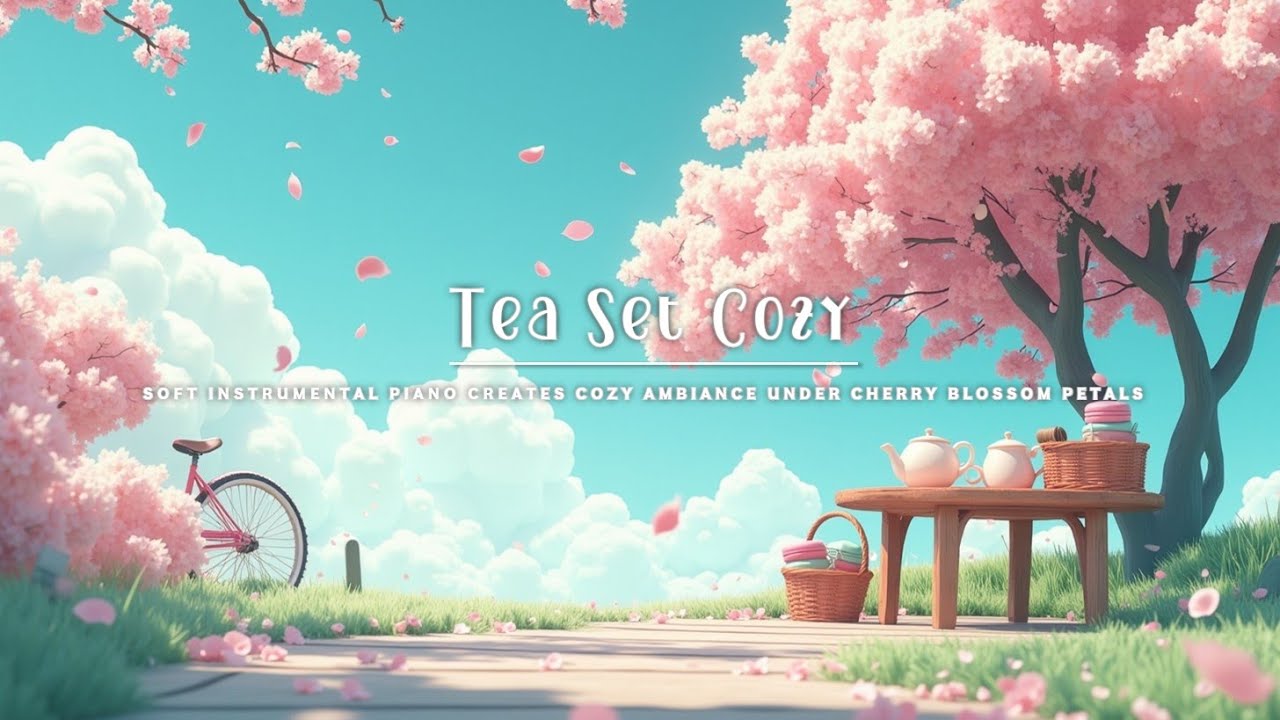 Soothing Piano Music for Elegant Afternoon Tea in the Garden - Relax with Gentle Piano & Treats