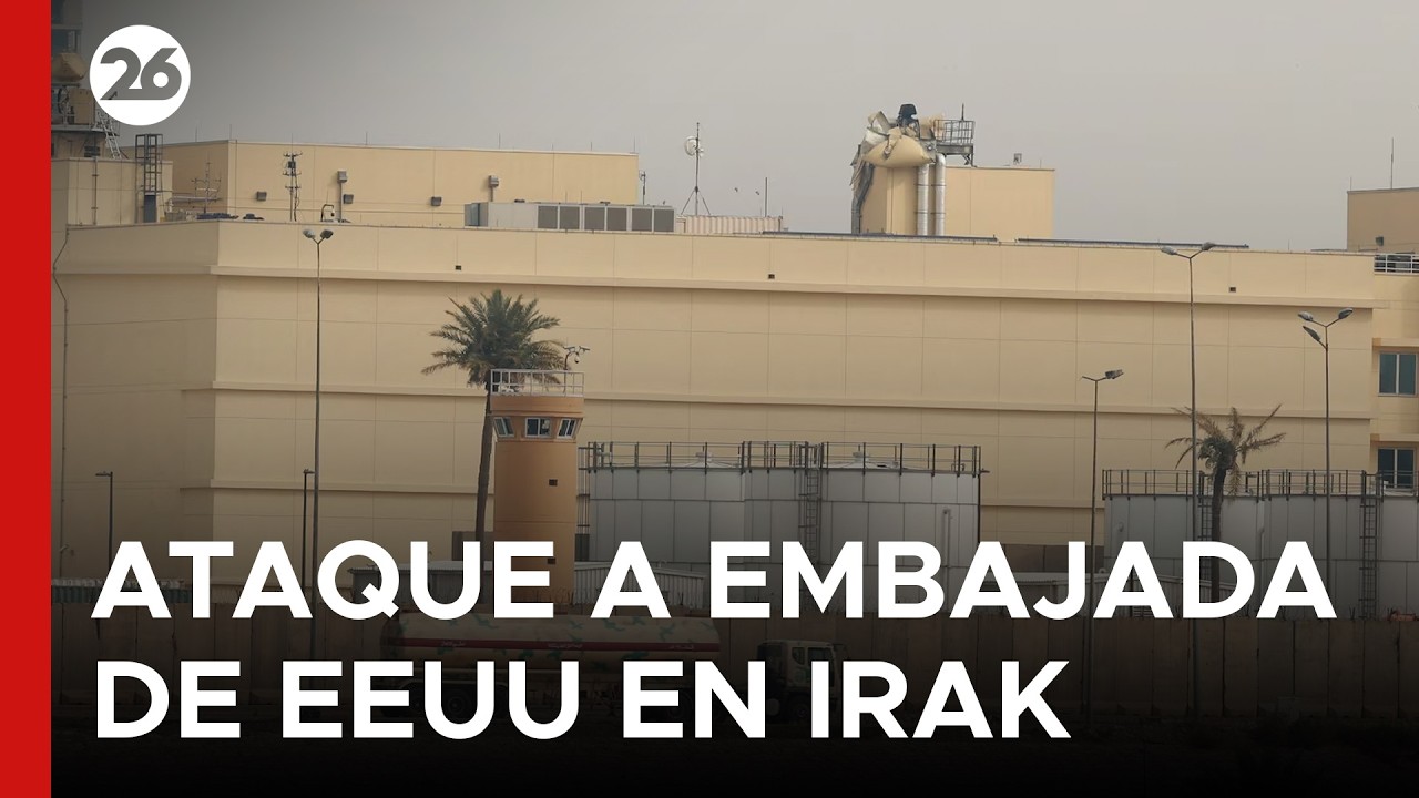 🚨 ATAQUE EN BAGDAD | Un misil impacta en el helipuerto de la embajada de EEUU