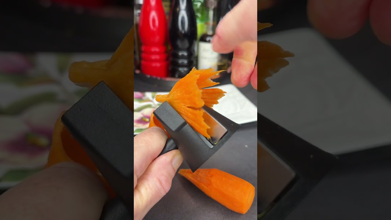 Carrot art asrm ✌️👍❤️ #asrm #food #foodasmr #satisfying #asrmvideo #lifehacks #cooking #foodie