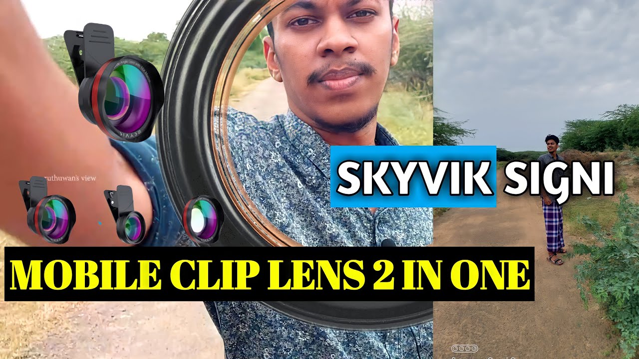 Best Mobile photography | SKYVIK SIGNI PRO 2 IN 1 LENS KIT UNBOXING REVIEW | TAMIL