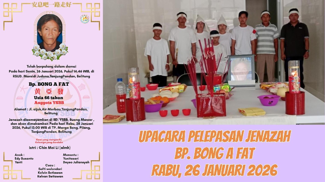 SELAMAT JALAN....BP. BONG A FAT....