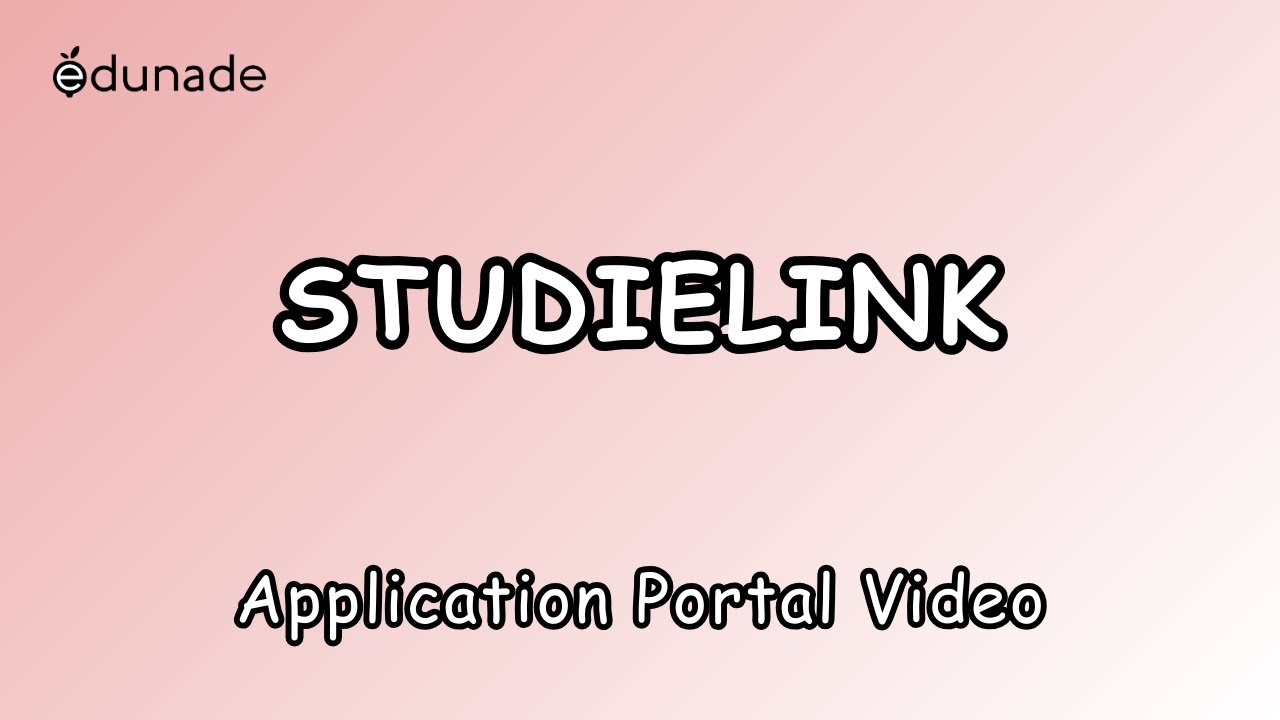 Studielink - Application Portal Video
