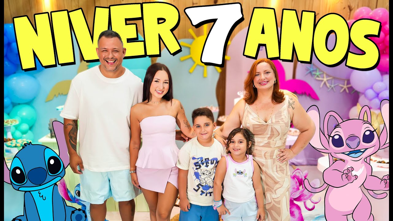 FESTA DE ANIVERSÁRIO DE 7 ANOS DOS MEUS IRMÃOS! 