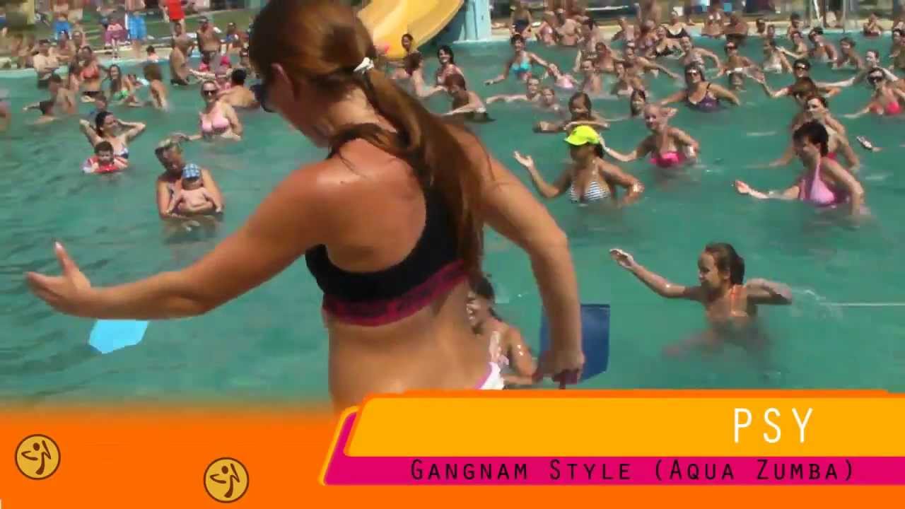 PSY gangnam style Aqua Zumba choreography by Lucia Meresova [HD]