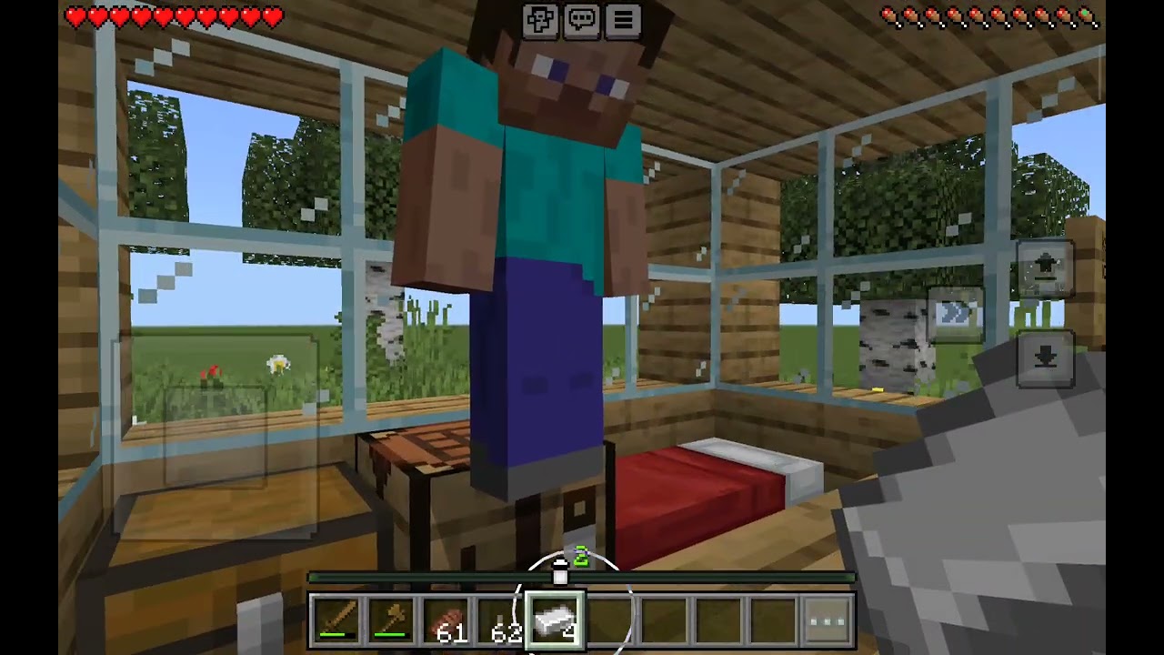 Ormanda 99 gece Minecraft kendimiz yaptık