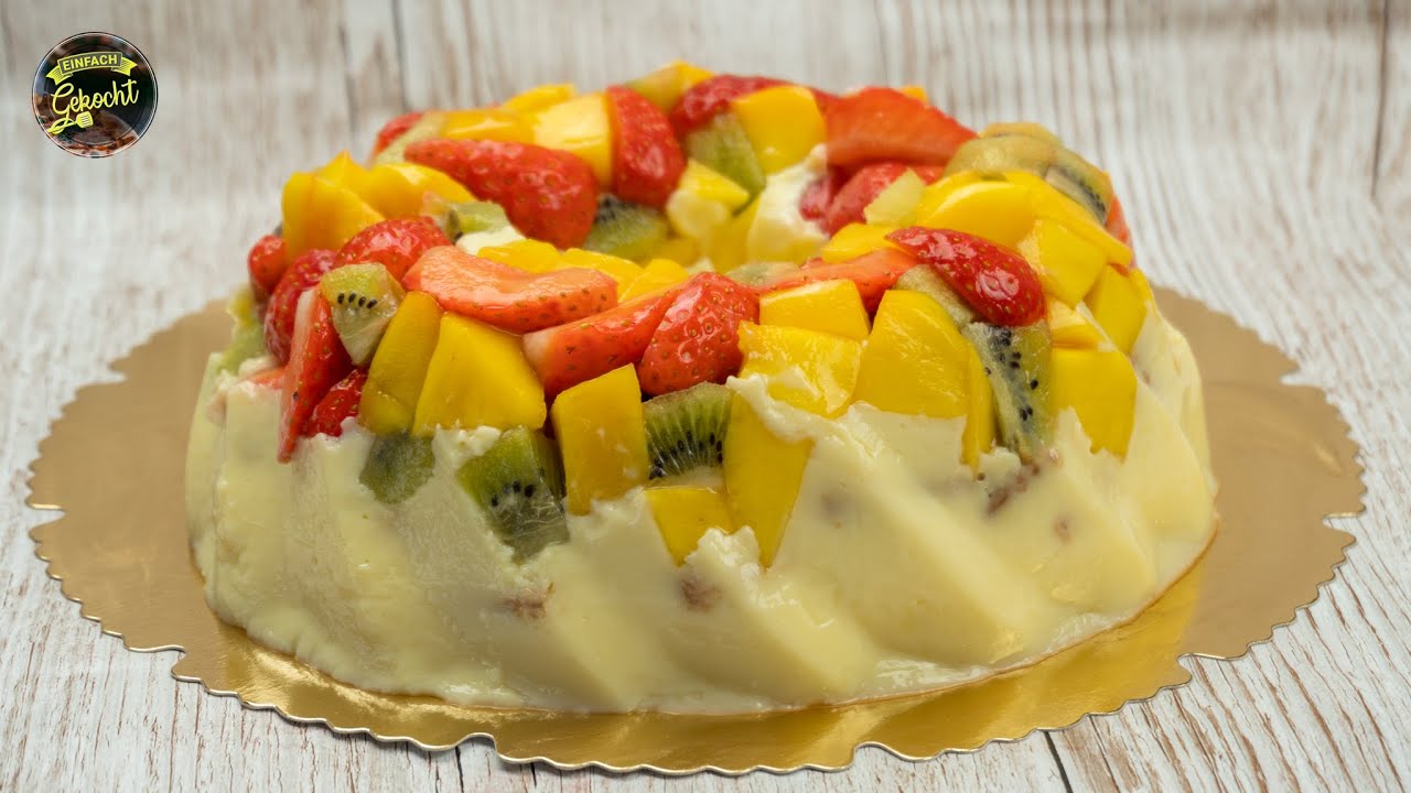 Fruit dessert in 5 minutes - TASTY and EASY Recipe