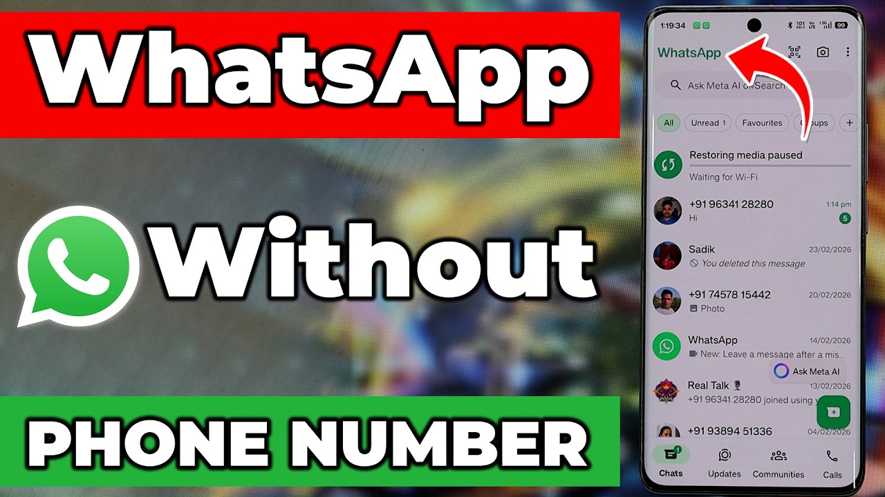 How To Use Whatsapp Without Phone Number