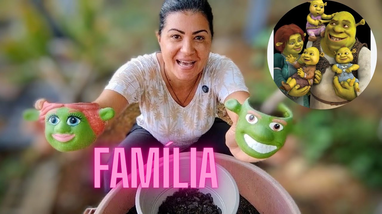 Arranjo com a família Sherek 😍