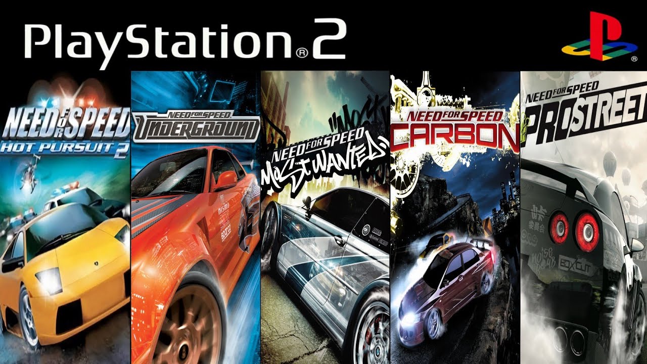 EVOLUCIÓN JUEGOS DE "NEED FOR SPEED" PARA PS2