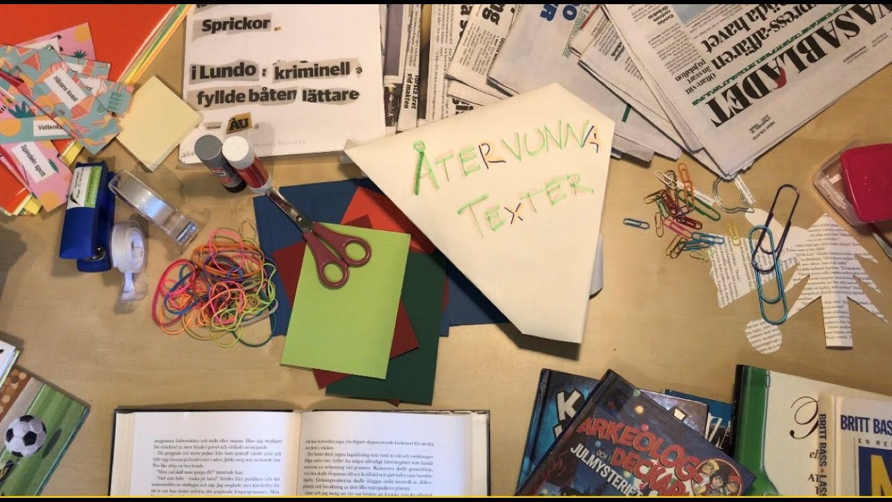 Återvunna texter 2/8: Klippa ut ord