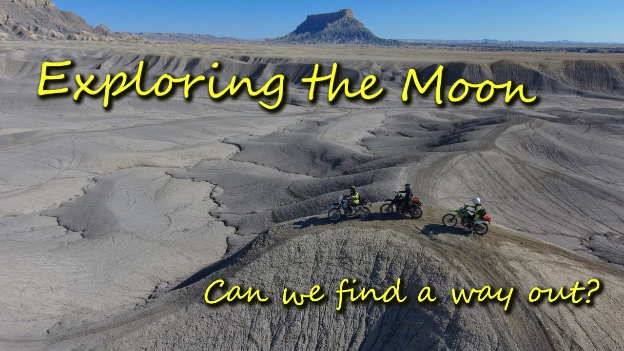 Drone Exploration of the Moon Dirt in Swingarm City EveRide Loop