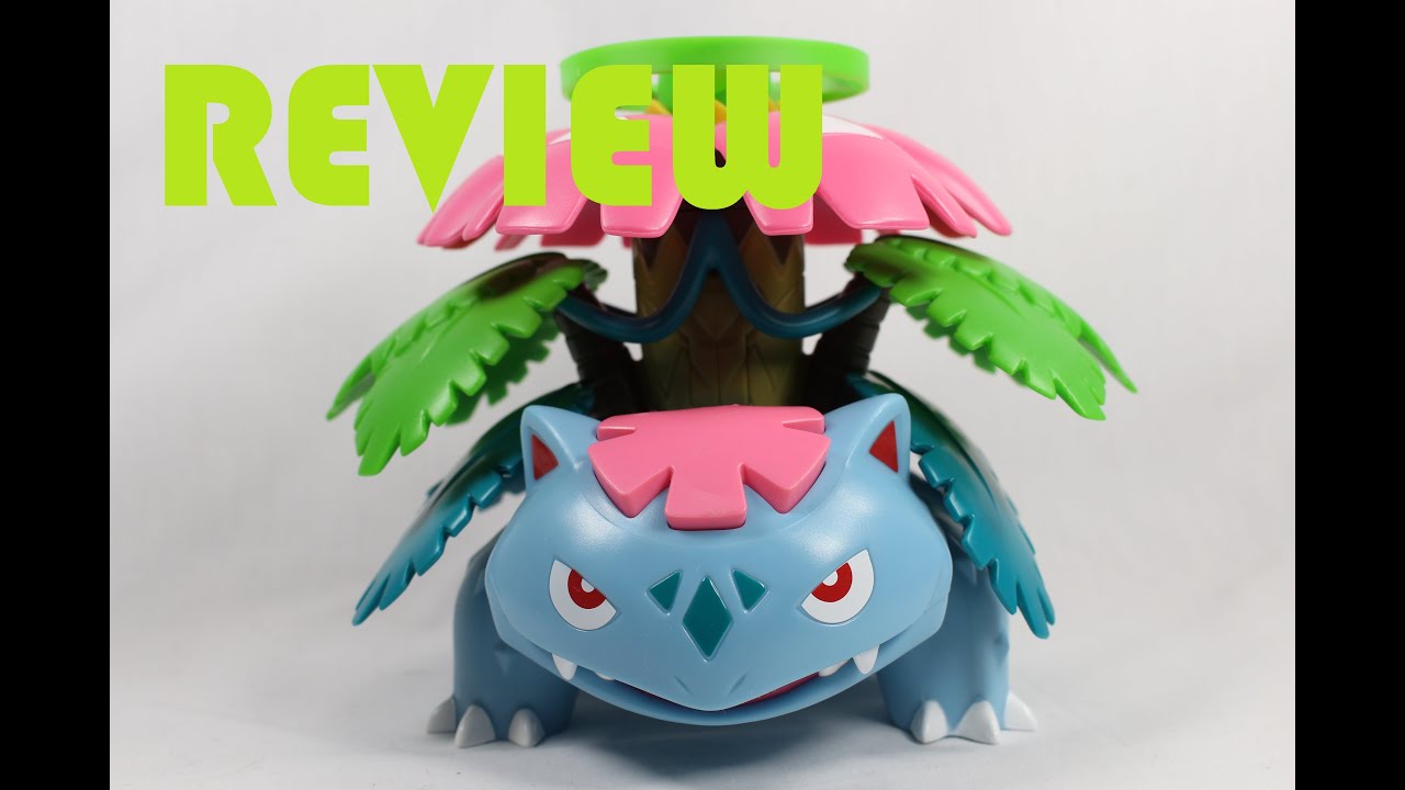 TOMY Battle Attack MEGA VENUSAUR Pokemon Action Figure Review